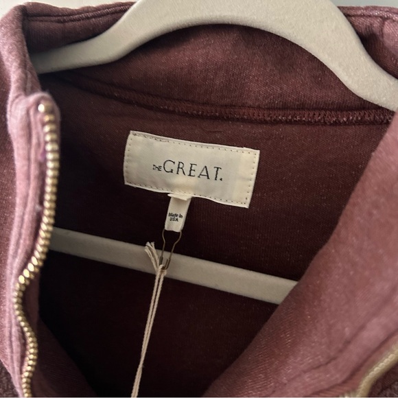 NWT The Great The Trail Pullover Sweatshirt in Hickory - Picture 6 of 6